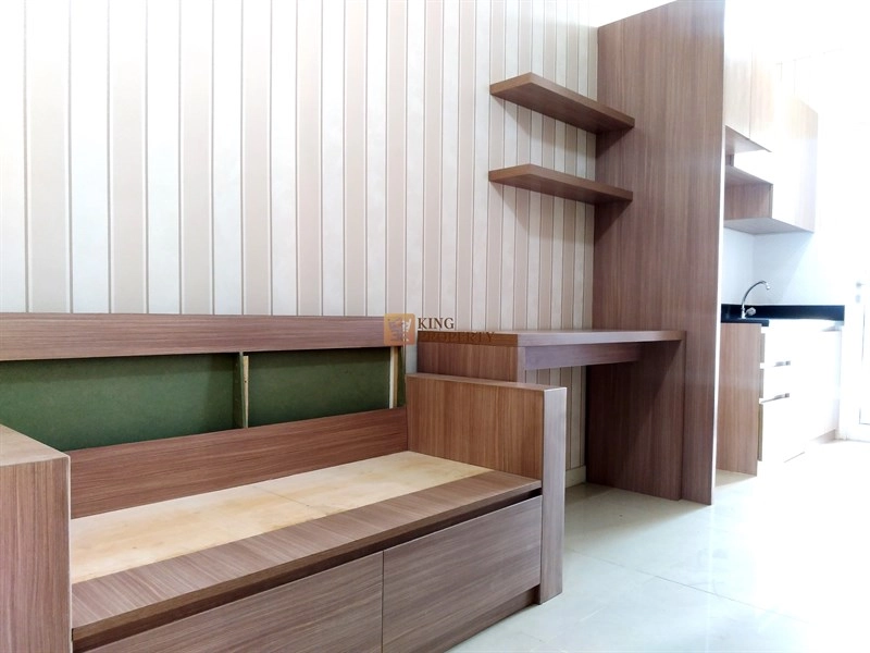 Madison Park Interior Rustic! 1BR Madison Park Podomoro City Lantai Rendah  13 11